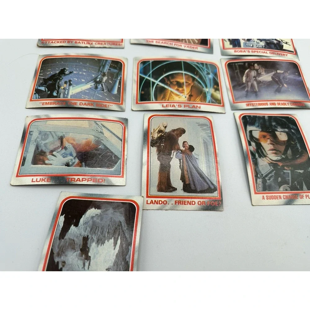 1980-1983 lot of 10‎ The Empire Strikes Back Cards